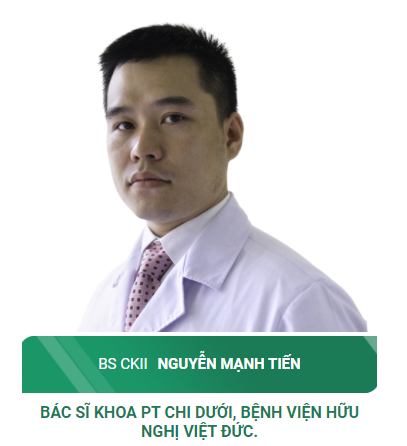 BSCK II Nguyễn Mạnh Tiến - Bác sĩ Khoa PT Chi dưới
