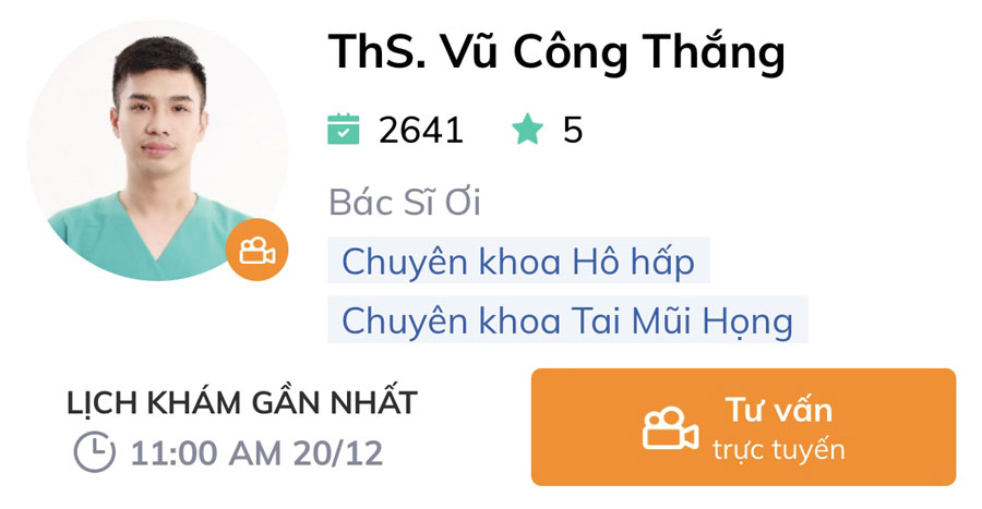 Danh sách Bác sĩ online tư vấn trực tuyến cho F0 tại Hà Nội