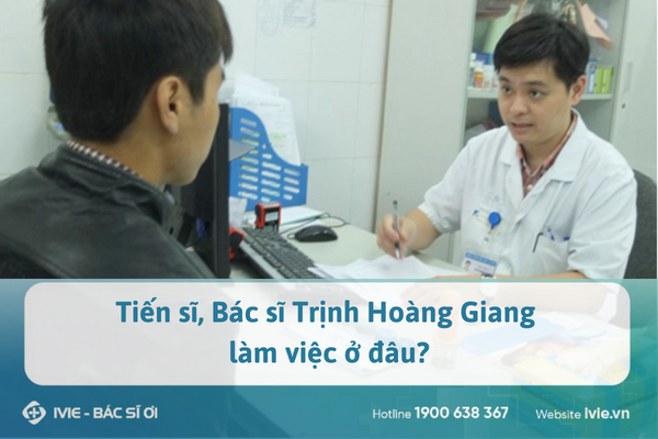 Tiến sĩ, Bác sĩ Trịnh Hoàng Giang làm việc ở đâu?