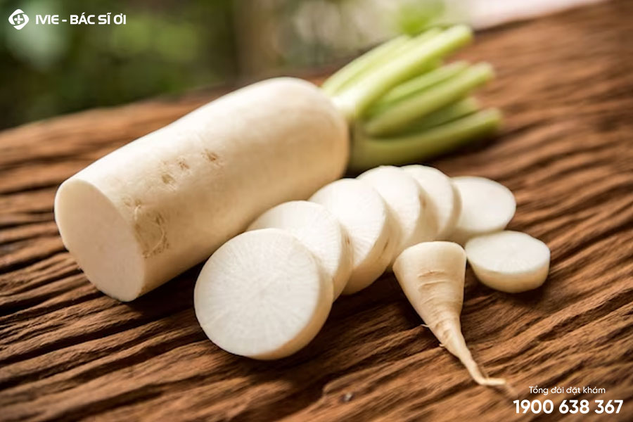 Củ cải trắng là một phương thuốc trị ho tự nhiên và an toàn cho trẻ