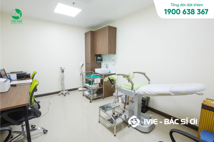 Phòng khám với cơ sở vật chất hiện đại phục vụ quá trình xét nghiệm tiểu đường thai kỳ tại Thu Cúc