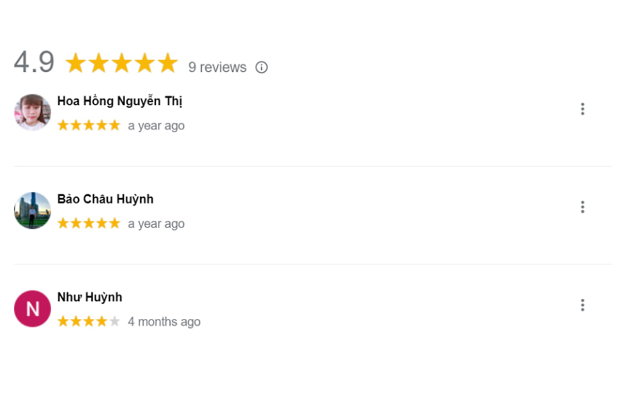 Đánh giá của khách hàng về Phòng khám đa khoa Quốc tế Việt HealthCare