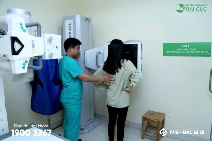 Thiết bị y tế hiện đại phục vụ chụp X-quang ngực tại Thu Cúc 
