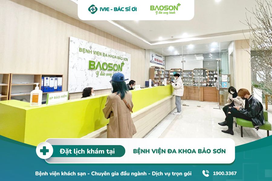 Cơ sở vật chất khang trang tại bệnh viện Bảo Sơn 2