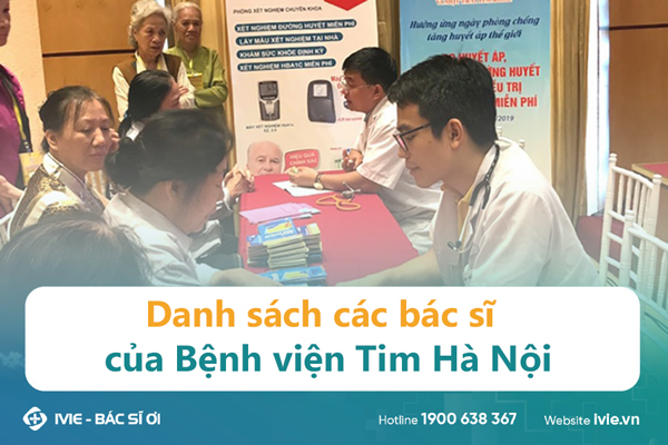 Danh sách các bác sĩ của Bệnh viện Tim Hà Nội