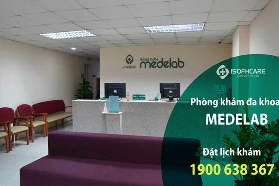 Đặt lịch khám Phòng khám Medelab qua hotline 1900 638 367