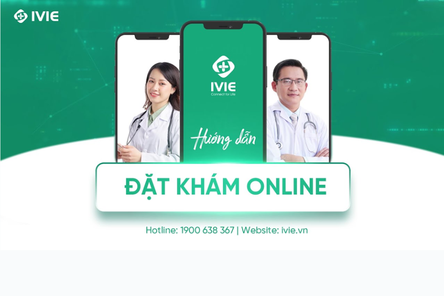 Ứng dụng đặt lịch khám trực tuyến IVIE - Bác sĩ ơi