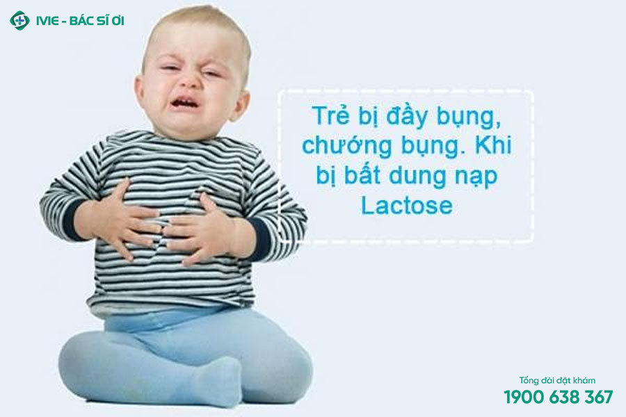 Trẻ bị tiêu chảy và đầy bụng vì không dung nạp đường lactose