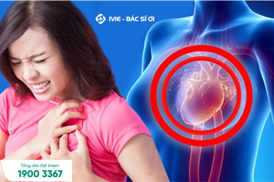 Đau ngực là một trong các biểu hiện thường gặp nhất của bệnh tim