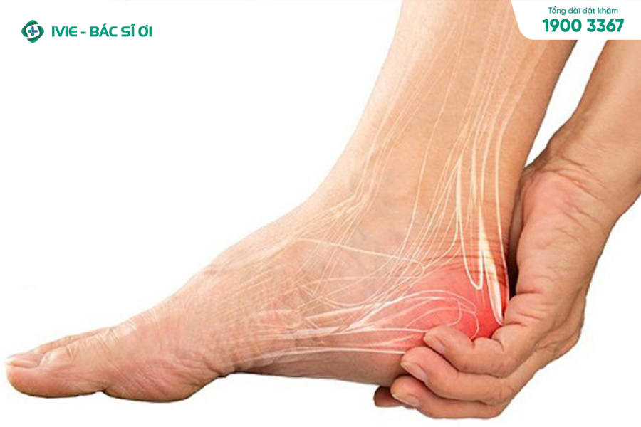 Triệu chứng đau Đau ở vùng gần gót chân