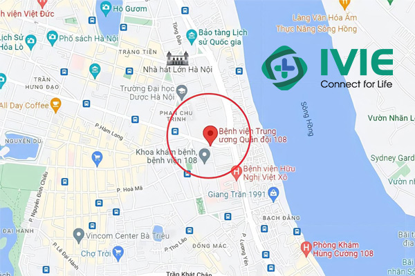 Địa chỉ Bệnh viện Trung ương Quân Đội 108 ở đâu?