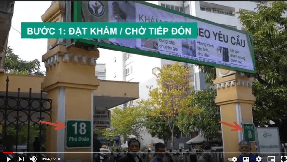 Địa chỉ khu khám bệnh TYC C4 BV Việt Đức