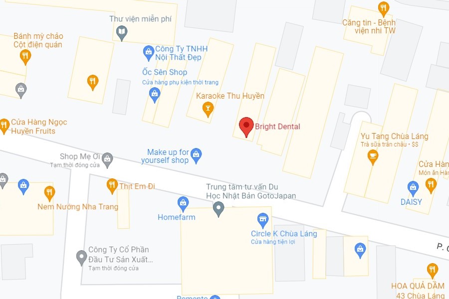 Vị trí Nha khoa Bright Dental