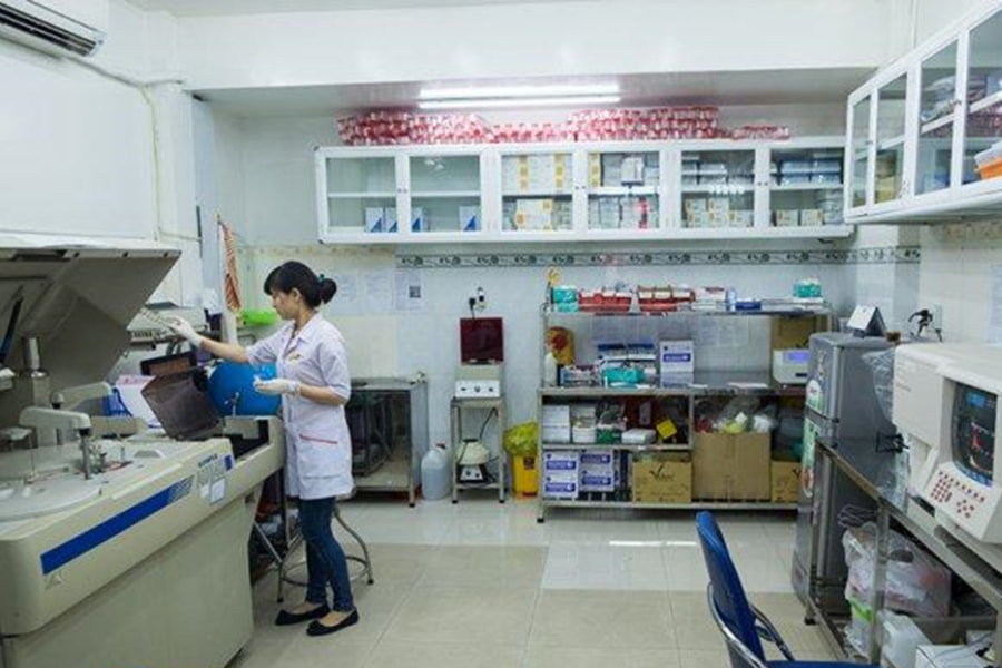 Hình ảnh xét nghiệm chuẩn đoán bệnh tại phòng khám