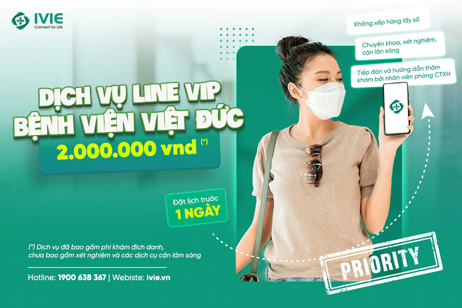 Dịch vụ đặt khám ưu tiên (khám VIP) tại bệnh viện Việt Đức