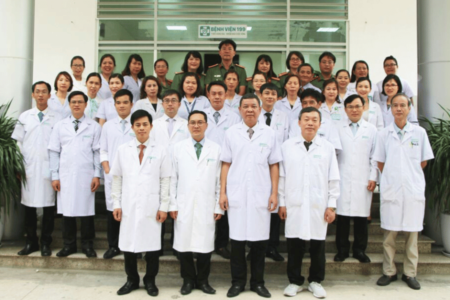 Đội ngũ bác sĩ tại bệnh viện 199 - Bộ công an giàu kinh nghiệm (Ảnh: BV 199)