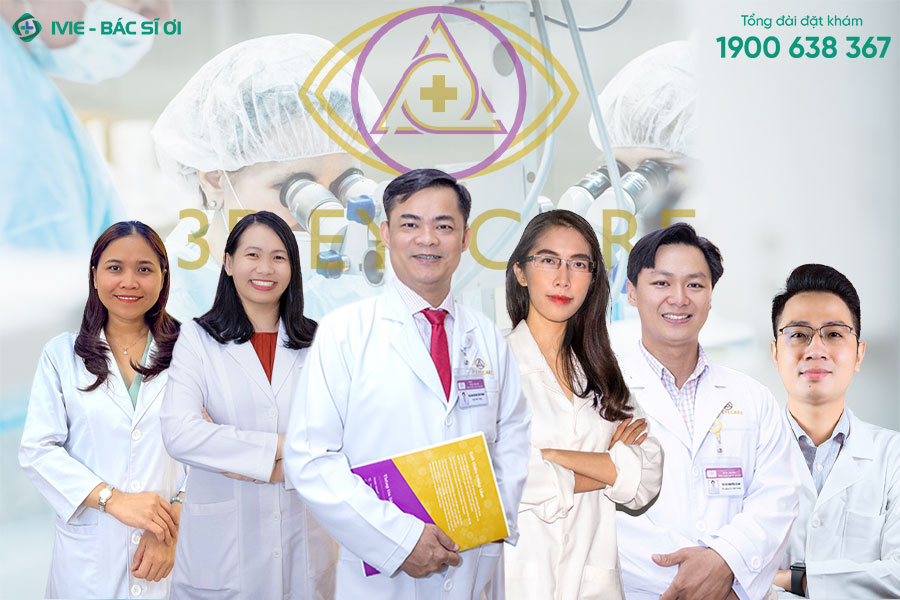 Đội ngũ bác sĩ giỏi, giàu kinh nghiệm tại Trung tâm Mắt công nghệ cao 3P Sài Gòn