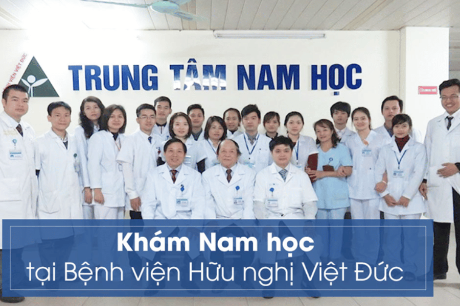 Đội ngũ bác sĩ khoa nam học bệnh viện Việt Đức (ảnh: BV Việt Đức)