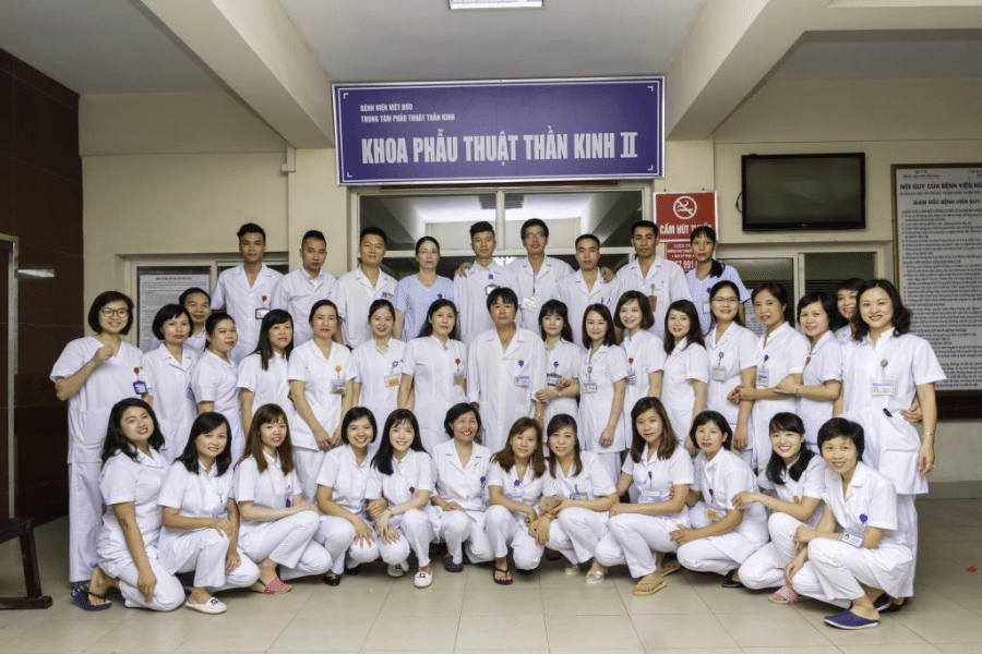 Bác sĩ Khoa Phẫu thuật Thần kinh 2 - Bệnh viện Việt Đức (Ảnh: BV Việt Đức)