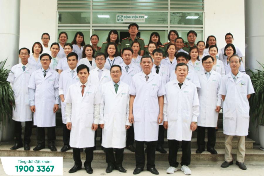 Đội ngũ bác sĩ tại bệnh viện 199 - Bộ công an giàu kinh nghiệm (Ảnh: BV 199