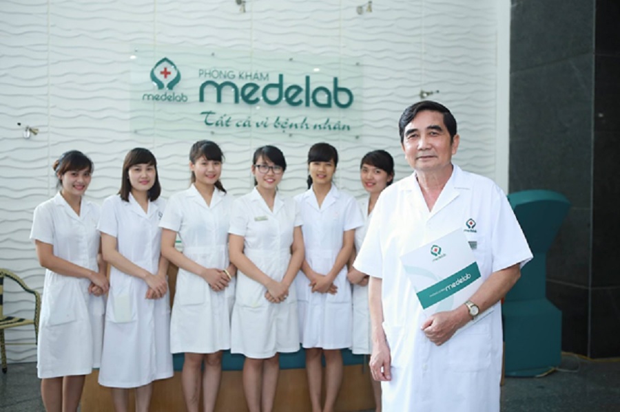 Đội ngũ nhân viên chuyên nghiệp tại Phòng khám Medelab