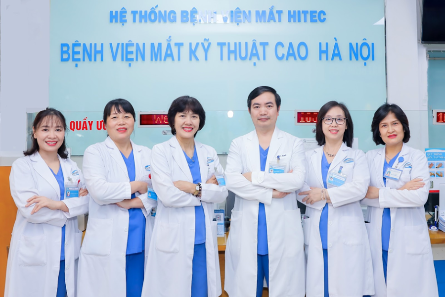 Đội ngũ y bác sĩ chuyên môn cao tại Bệnh viện mắt HITEC