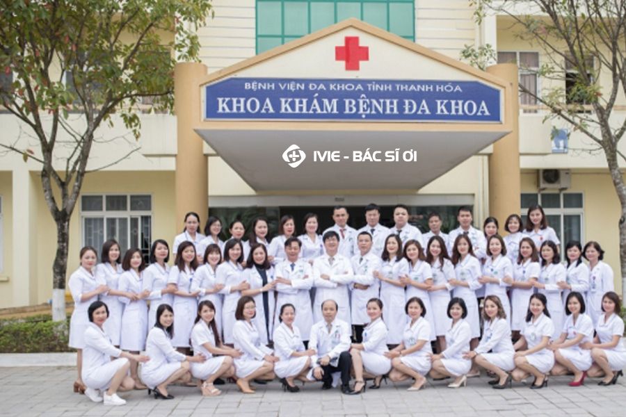 Đội ngũ y, bác sĩ khoa khám bệnh tại bệnh viện Đa khoa tỉnh Thanh Hóa