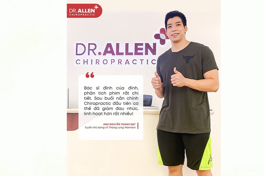 Phòng khám Dr.Allen cung cấp dịch vụ phục hồi cơ thể cho vận động viên thể thao