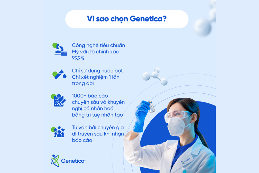 Genetica- cơ sở y tế thực hiện xét nghiệm gen