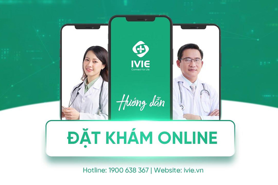 Giao diện đặt khám online IVIE - Bác sĩ ơi - thân thiện với người dùng