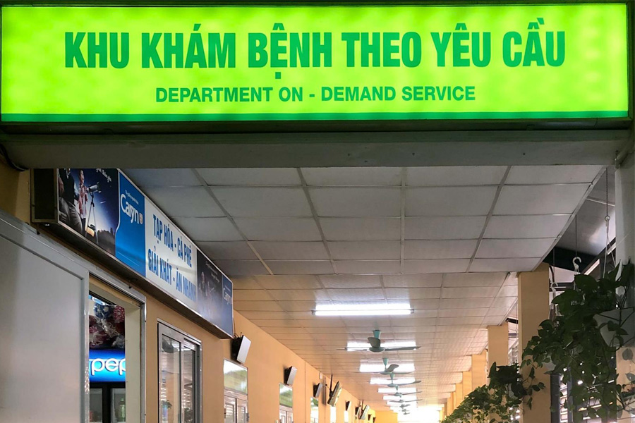 Khoa khám theo yêu cầu bệnh viện Việt Đức