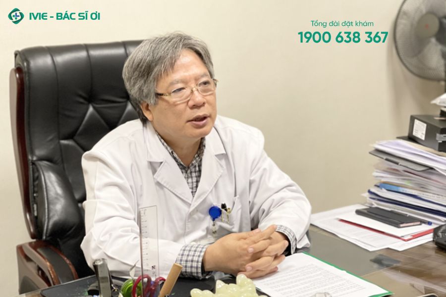 GS Trần Bình Giang là bác sĩ chữa đau đại tràng giỏi tại Hà Nội (ảnh: BV Việt Đức)