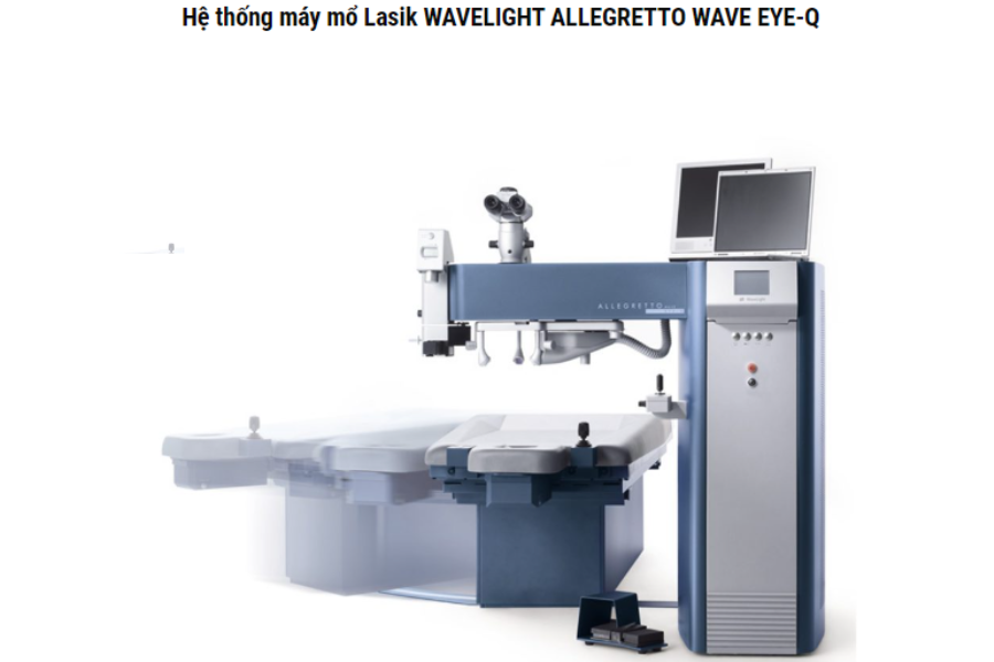Hệ thống máy mổ Lasik tại Bệnh viện Hitec