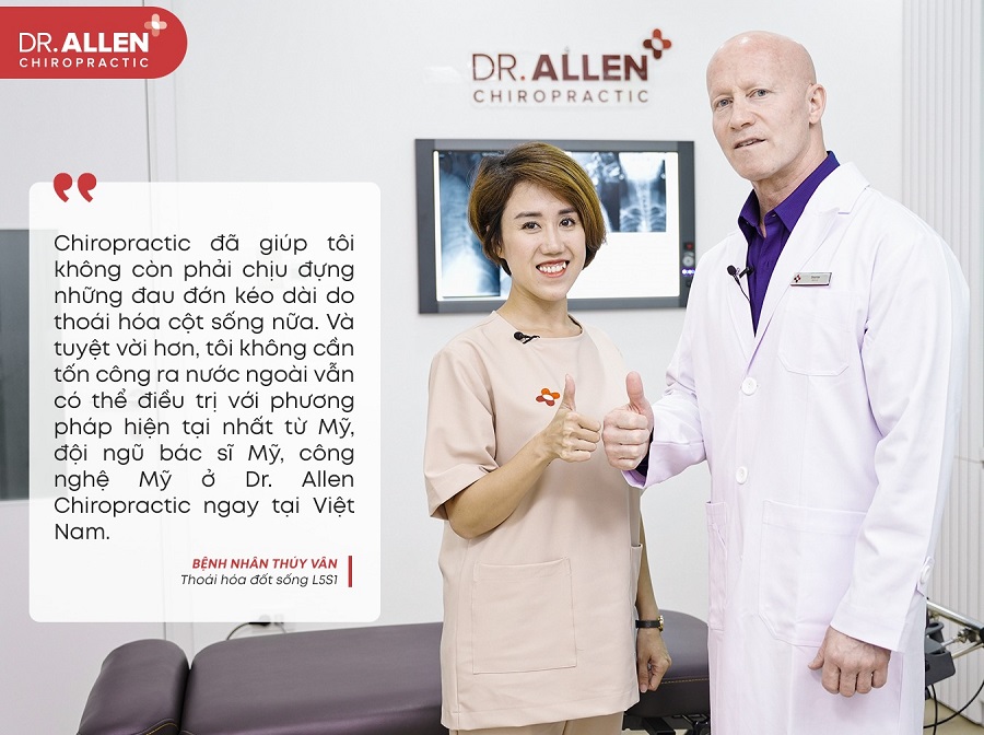 Hiện tại Dr.Allen là 1 trong những hệ thống phòng khám quốc tế hàng đầu về Chiropractic tại Việt Nam