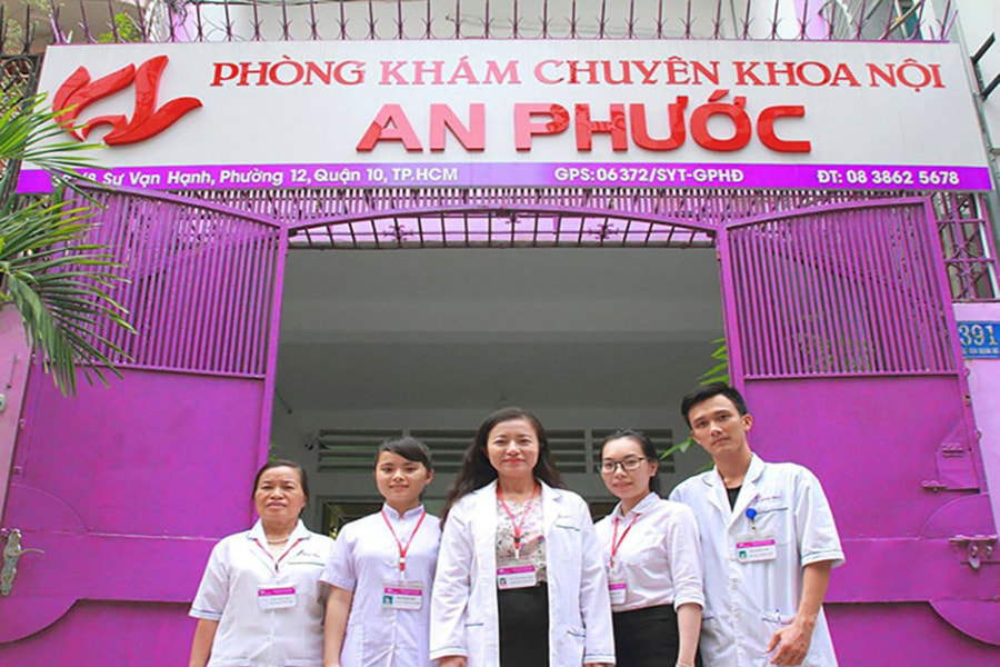 Hình ảnh chụp đội ngũ bác sĩ Phòng khám An Phước Sài Gòn