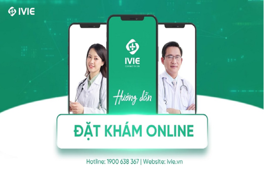 Các thao tác đặt lịch khám online nhanh chóng tại IVIE - Bác sĩ ơi