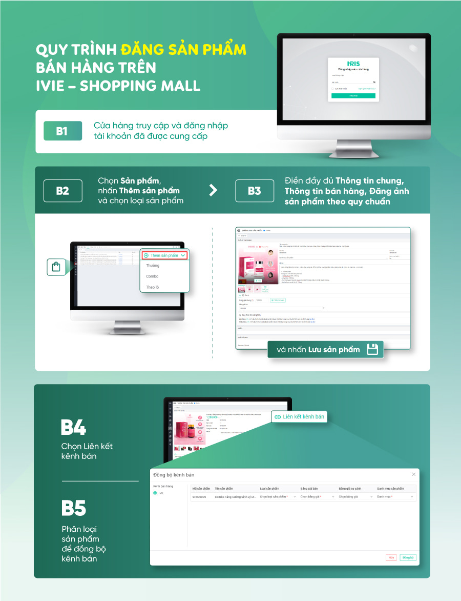 Hướng dẫn đăng sản phẩm bán hàng trên IVIE – Shopping Mall