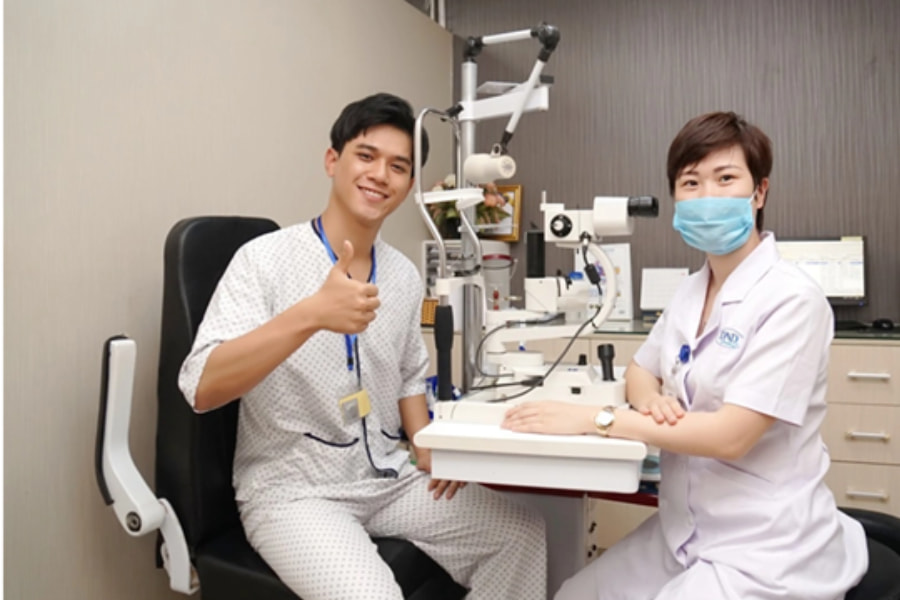 Nguyễn Quốc Việt hài lòng với dịch vụ tại Bệnh Viện Mắt Quốc Tế DND