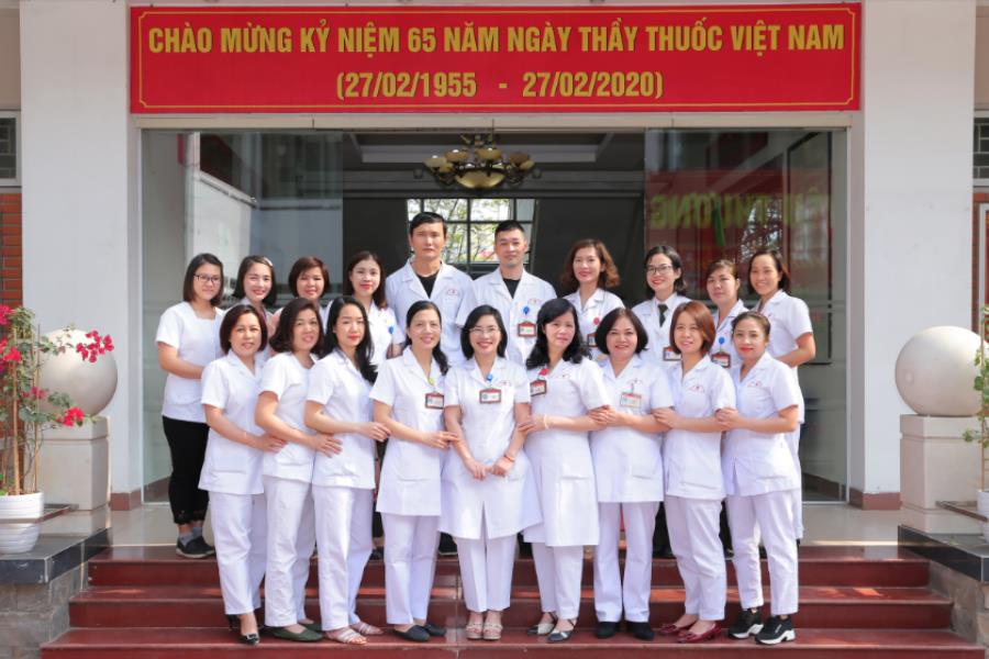 Đội ngũ bác sĩ khoa dinh dưỡng Bệnh viện YHCT Bộ Công An Hà Nội