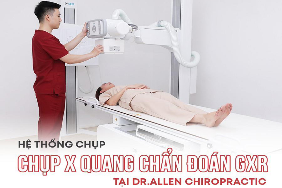 Khách hàng trải nghiệm chụp X-quang tại phòng khám vật lý trị liệu Dr.Allen (Ảnh: sưu tầm)