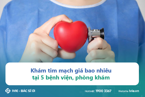 Khám tim mạch giá bao nhiêu tại 5 bệnh viện, phòng khám