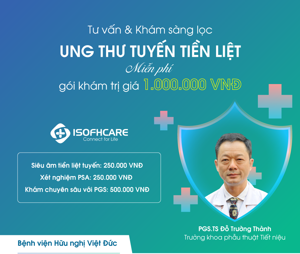 Khám tuyến tiền liệt với bác sĩ chuyên khoa tiết niệu bệnh viện Hữu Nghị Việt Đức