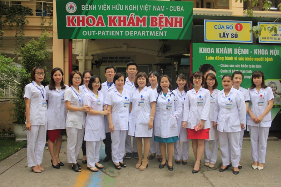 Khoa khám bệnh của Bệnh viện Hữu Nghị Việt Nam Cuba