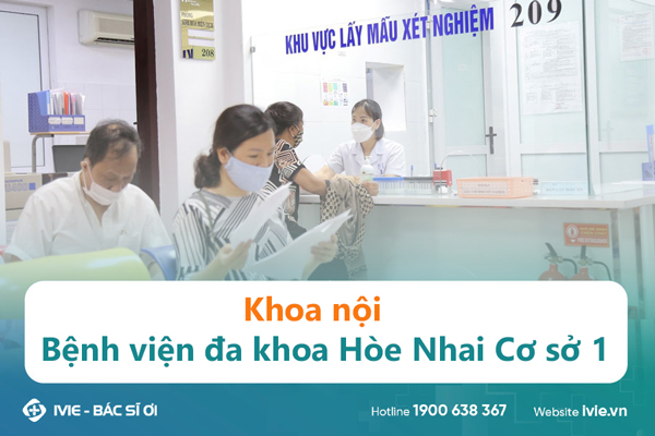 Khoa nội Bệnh viện đa khoa Hòe Nhai Cơ sở 1