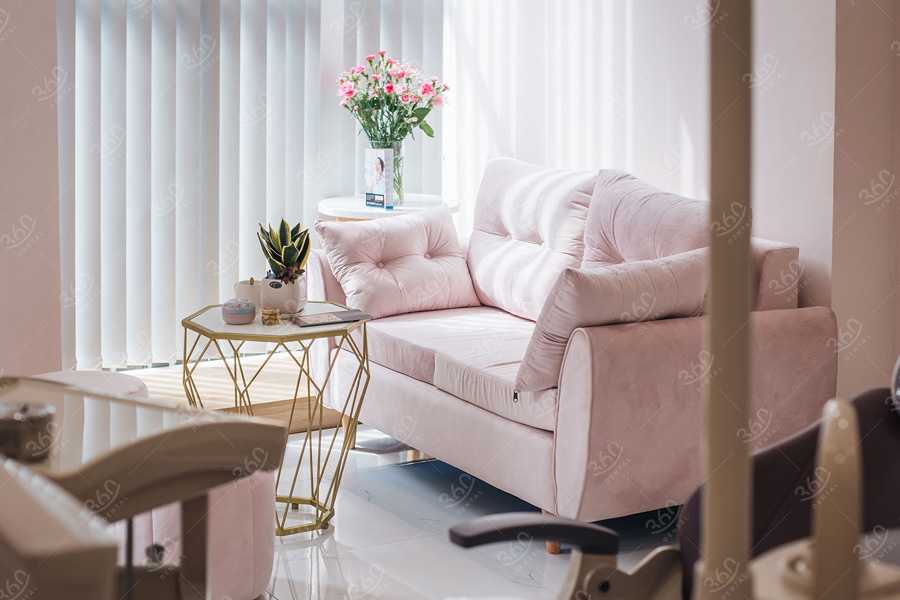 Không gian chờ tại Nha khoa 360 Dental