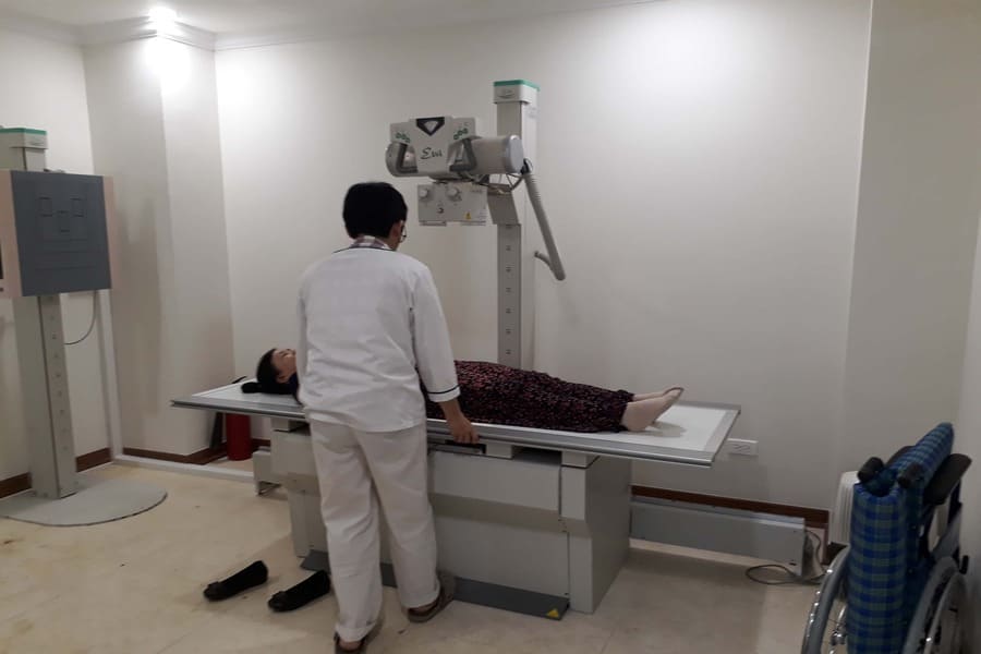 Máy chụp X-quang kỹ thuật số sử dụng tại Meditec
