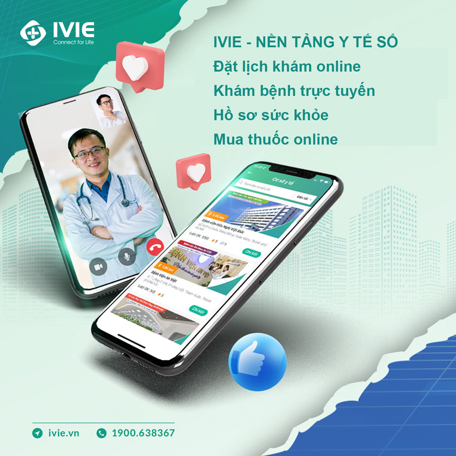 Khám bệnh trực tuyến trên ứng dụng IVIE - Bác sĩ ơi
