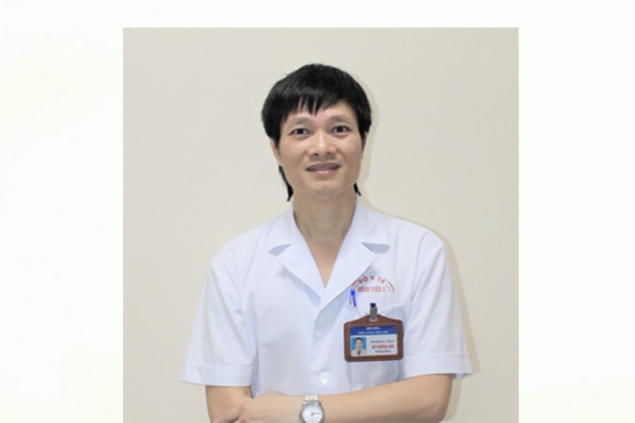 PGS.TS. Bác sĩ Đỗ Trường Sơn là Trưởng khoa Ngoại tổng hợp của Bệnh viện E (ảnh: BV E)