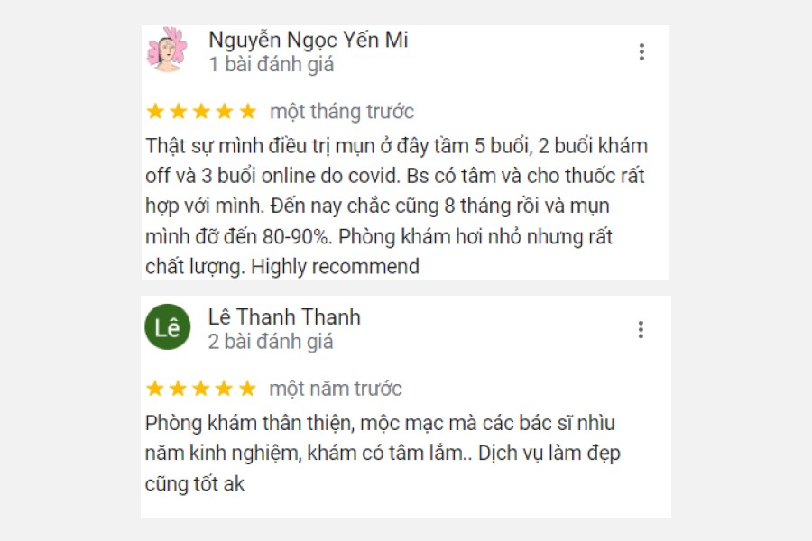 Phản hồi của khách hàng sau khi khám tại Táo Đỏ