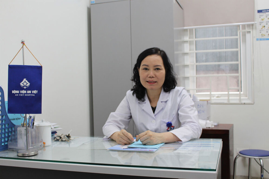 Bác sĩ Nguyễn Thị Hoài An khám tai mũi họng Bệnh viện Đa khoa An Việt